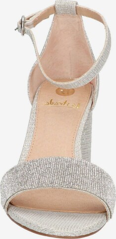 LA STRADA Strap Sandals 'Galanterie' in Silver