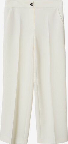 MANGO Pleated Pants 'Simon' in Beige: front