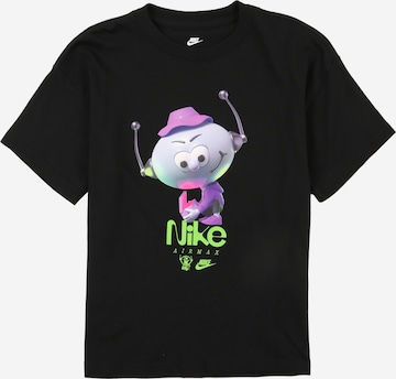 juoda Nike Sportswear Marškinėliai: priekis