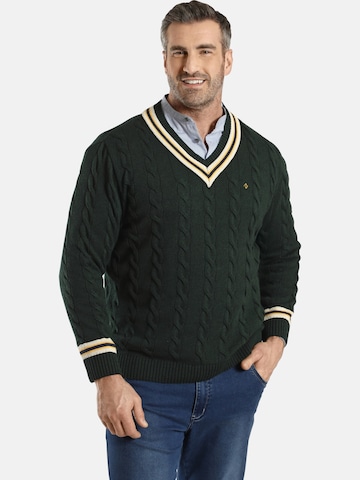 Charles Colby Pullover ' Duke Ronald ' in Grün: predná strana