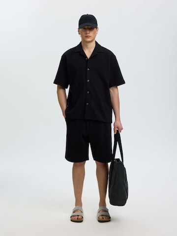 SELECTED Comfort fit Overhemd in Zwart