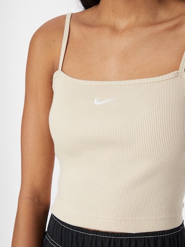 Haut Nike Sportswear en beige