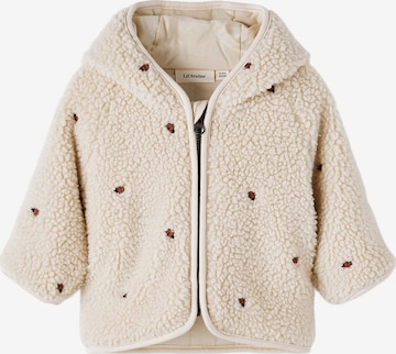 NAME IT Fleecejacke in Beige: predná strana