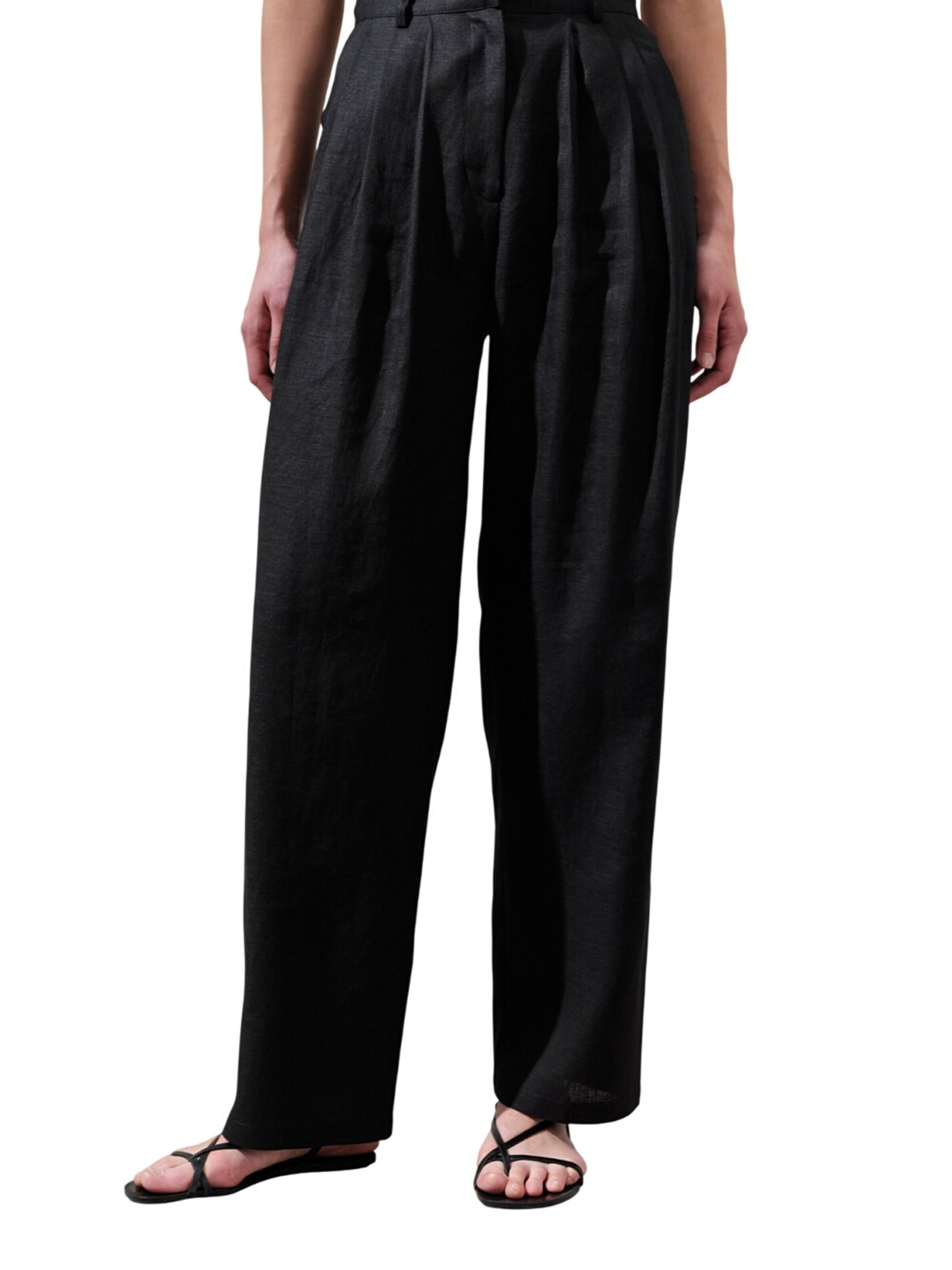 MANUKA Regular Broek in Zwart