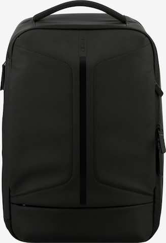 Jump Rucksack 'Obsidian' in Schwarz: Vorderseite