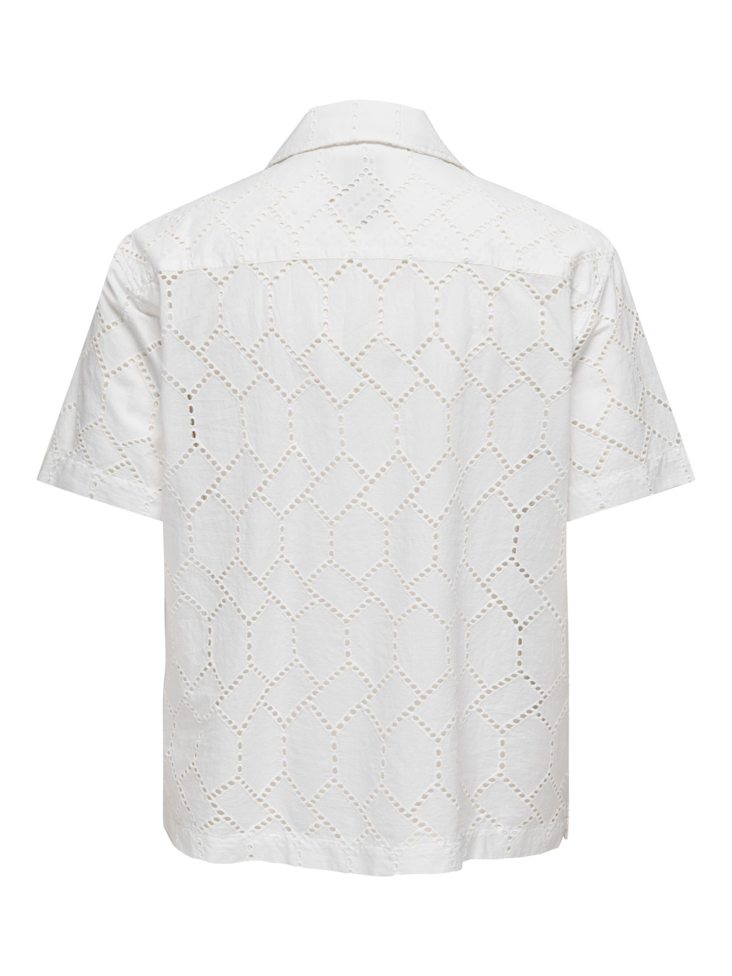 Only & Sons - Ajuste confortable Camisa 'ONSARON' en blanco