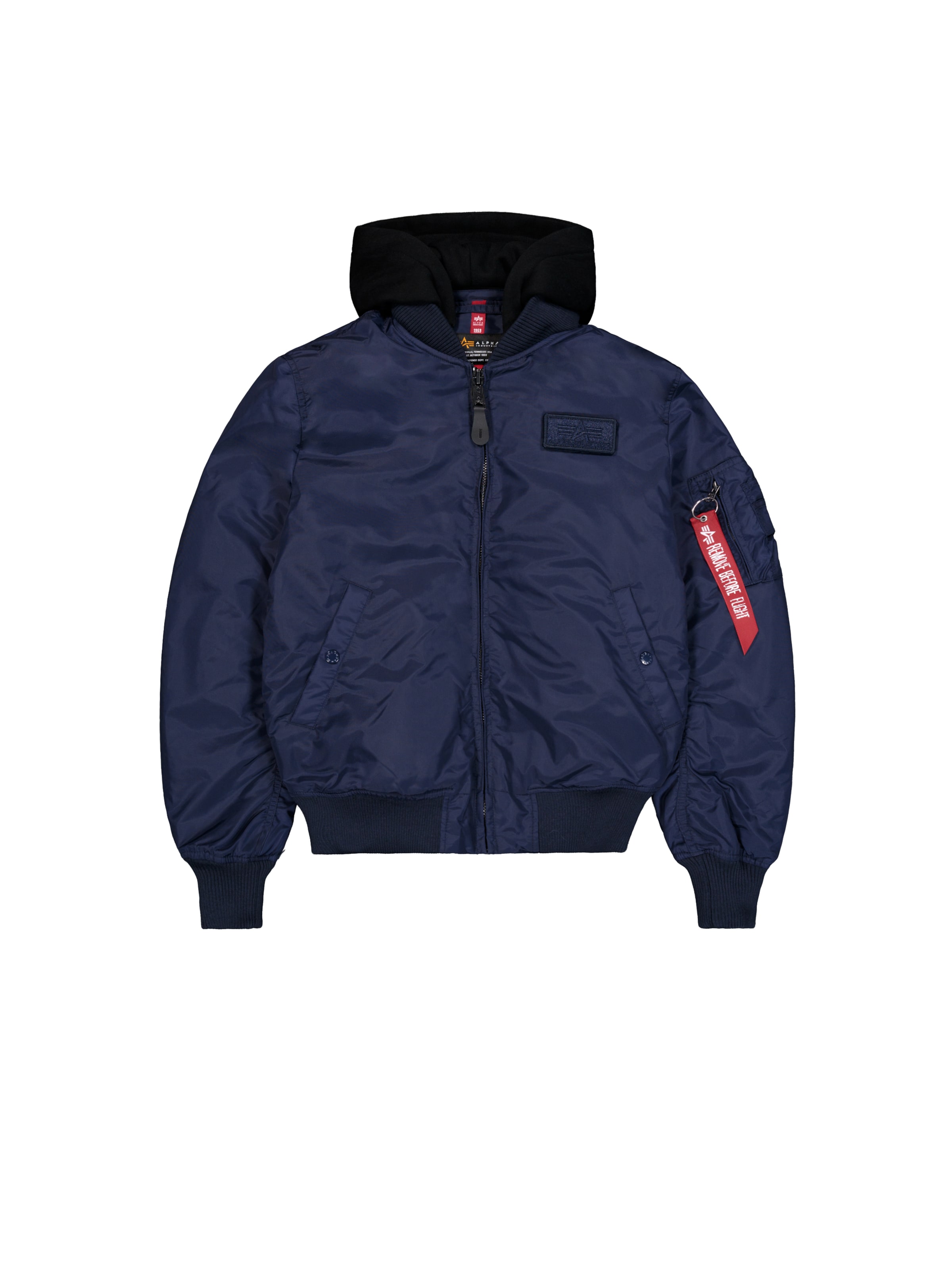 Giacca di mezza stagione di ALPHA INDUSTRIES in blu: frontale