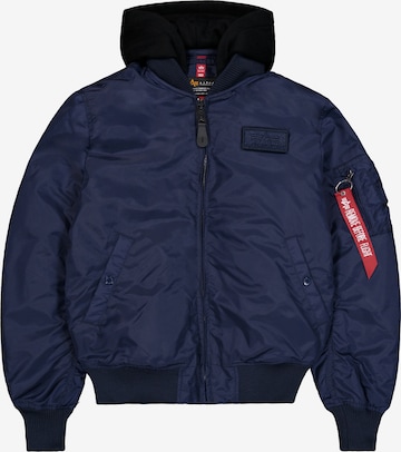 ALPHA INDUSTRIES Välikausitakki värissä sininen: etupuoli
