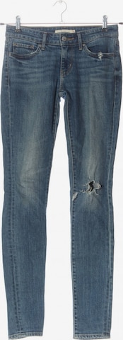 LEVI'S Slim Jeans 25-26 in Blau: predná strana
