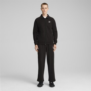 PUMA Trainingsjacke 'T7' in Schwarz