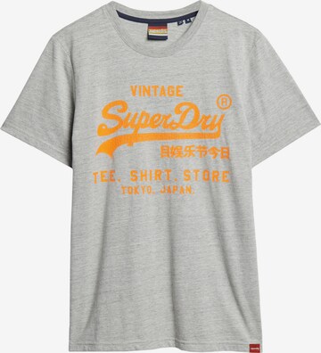 T-Shirt Superdry en gris : devant