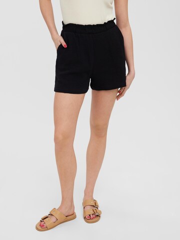 VERO MODA - regular Pantalón 'NATALI' en negro: frente