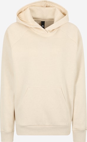 Sweat de sport ADIDAS SPORTSWEAR en beige : devant