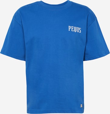 T-Shirt Pequs en bleu : devant