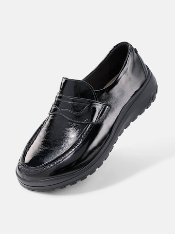 BÄR Classic Flats 'Nola' in Black: front