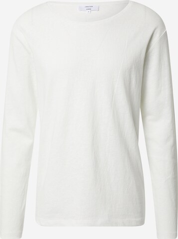 T-Shirt 'Lino' DAN FOX APPAREL en blanc : devant