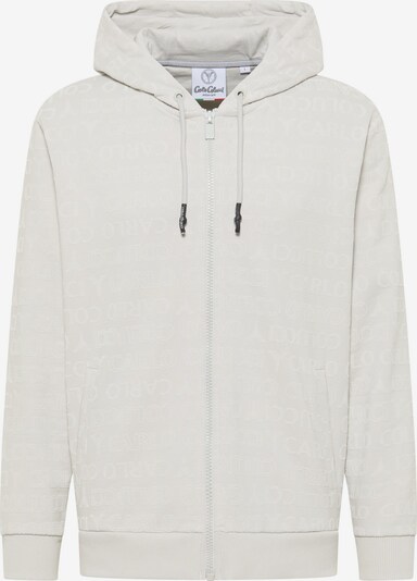 Carlo Colucci Zip-Up Hoodie in Off white, Item view