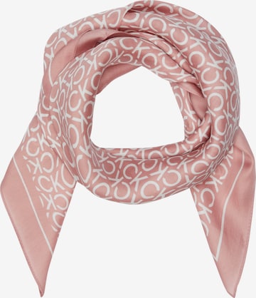 Calvin Klein Scarf in Pink: front