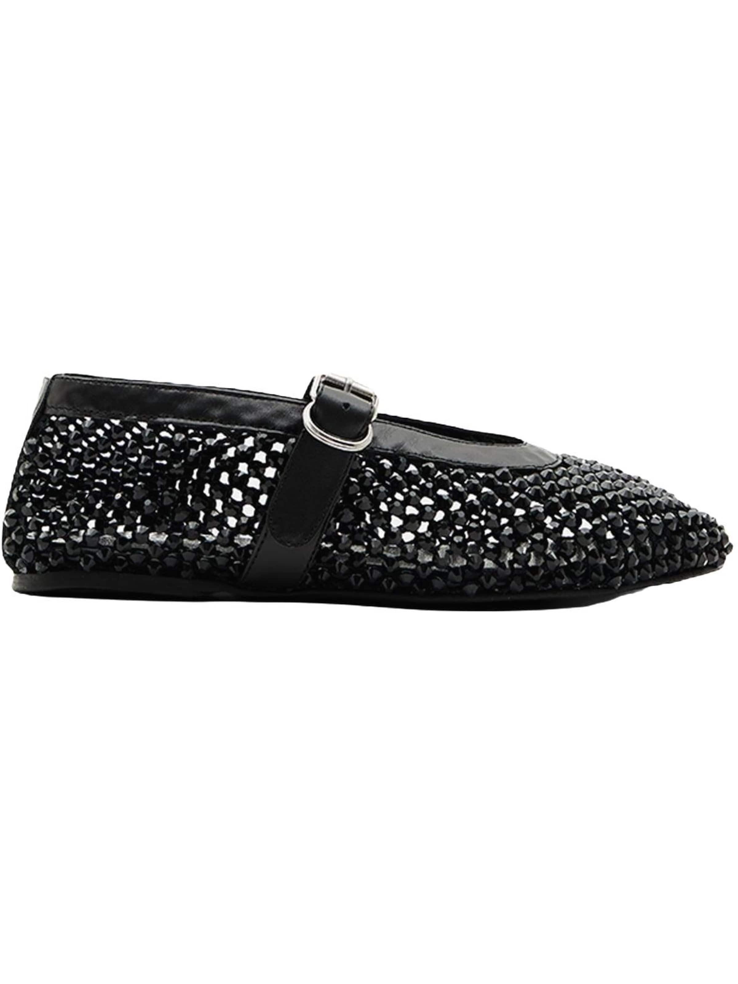 Ballerines à lanières Desa en noir