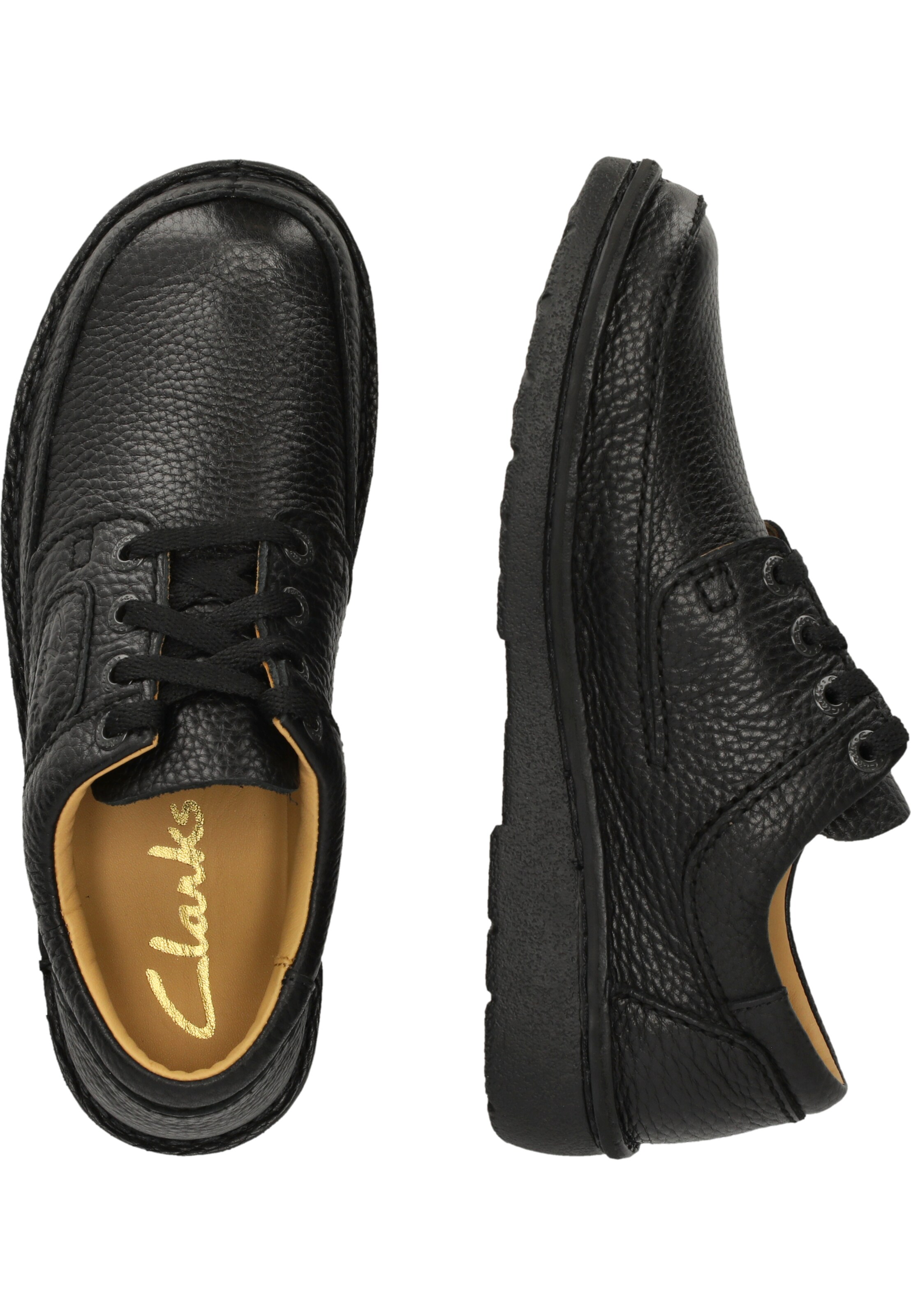 CLARKS Lace-Up Shoes 'Nature X Ease' in Black