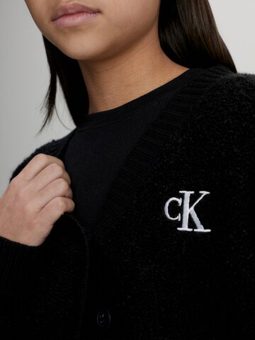 Calvin Klein Jeans Плетена жилетка в черно