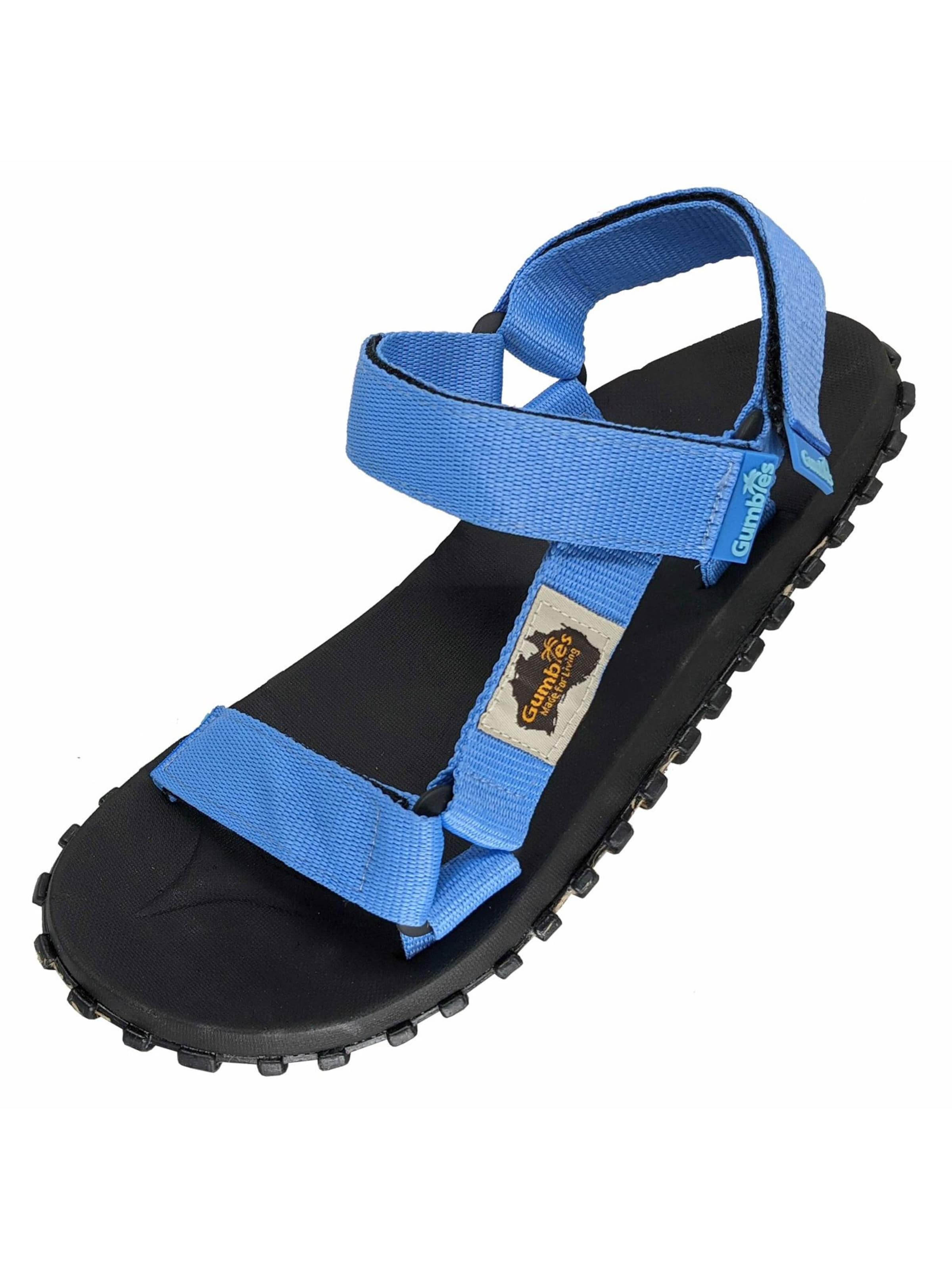 Gumbies Sandals 'Gumbies Scrambler' in Blue: front