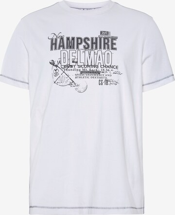 DELMAO Shirt in White: front