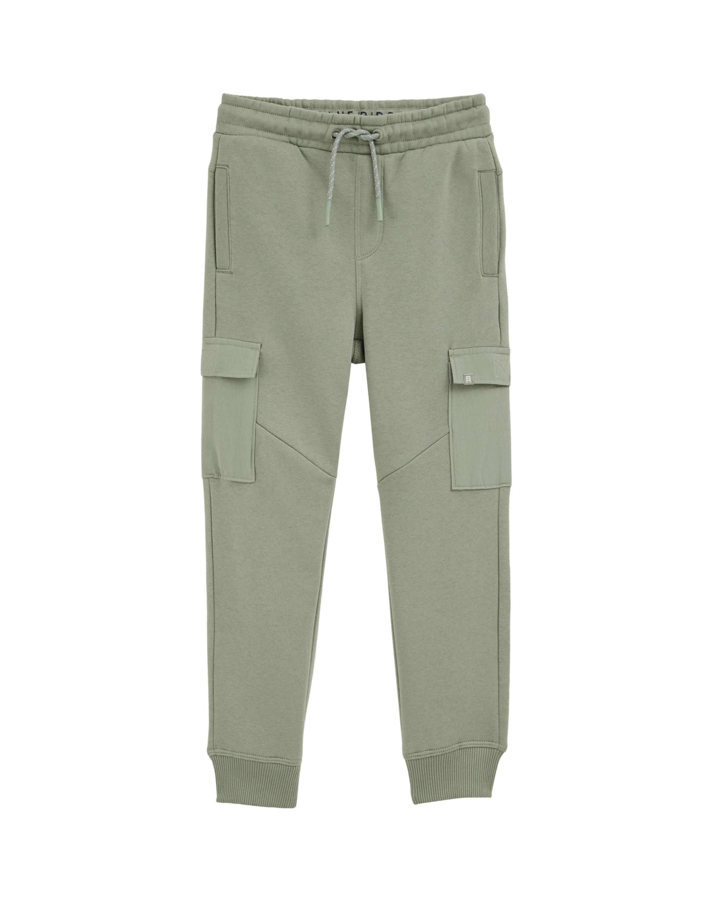 WE Fashion - Regular Calças em verde: frente