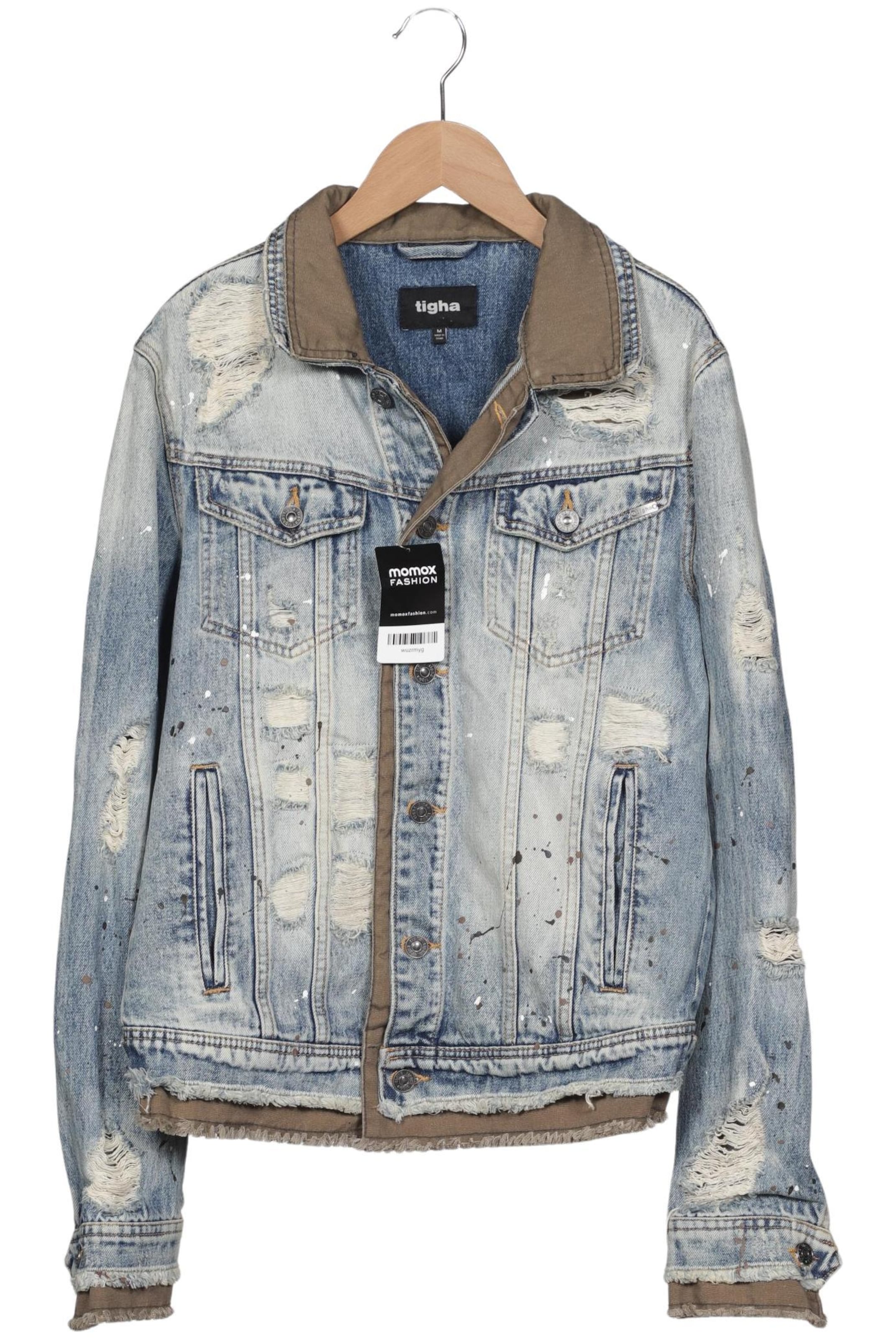 tigha Jacket & Coat in M in Blue: front