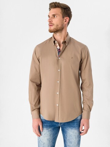 Regular fit Camicia di Dandalo in beige