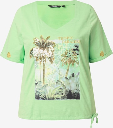 Ulla Popken Shirt in Groen: voorkant