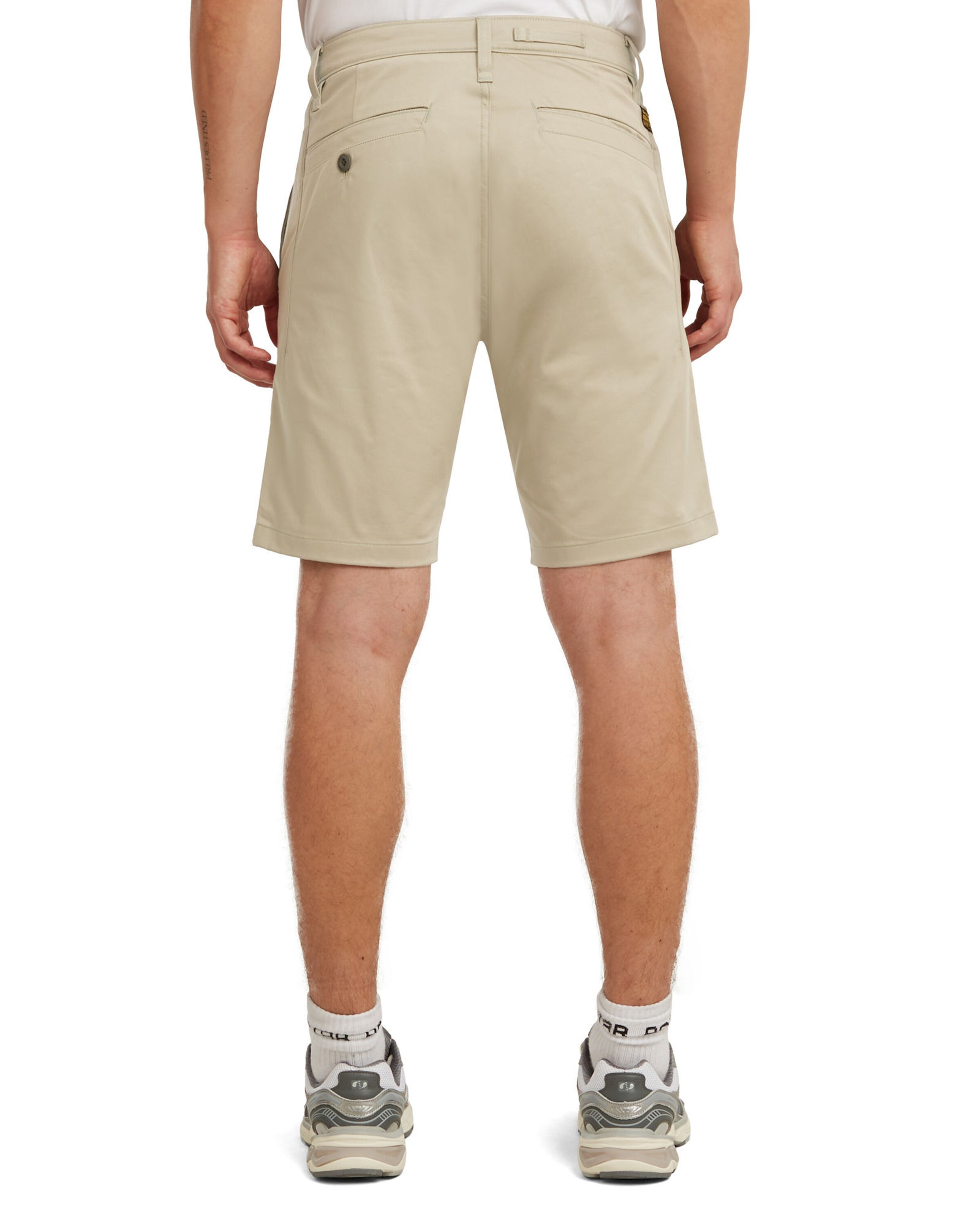 G-STAR Slimfit Shorts - 'Bronson 3.0 Slim Chino Short' in Beige