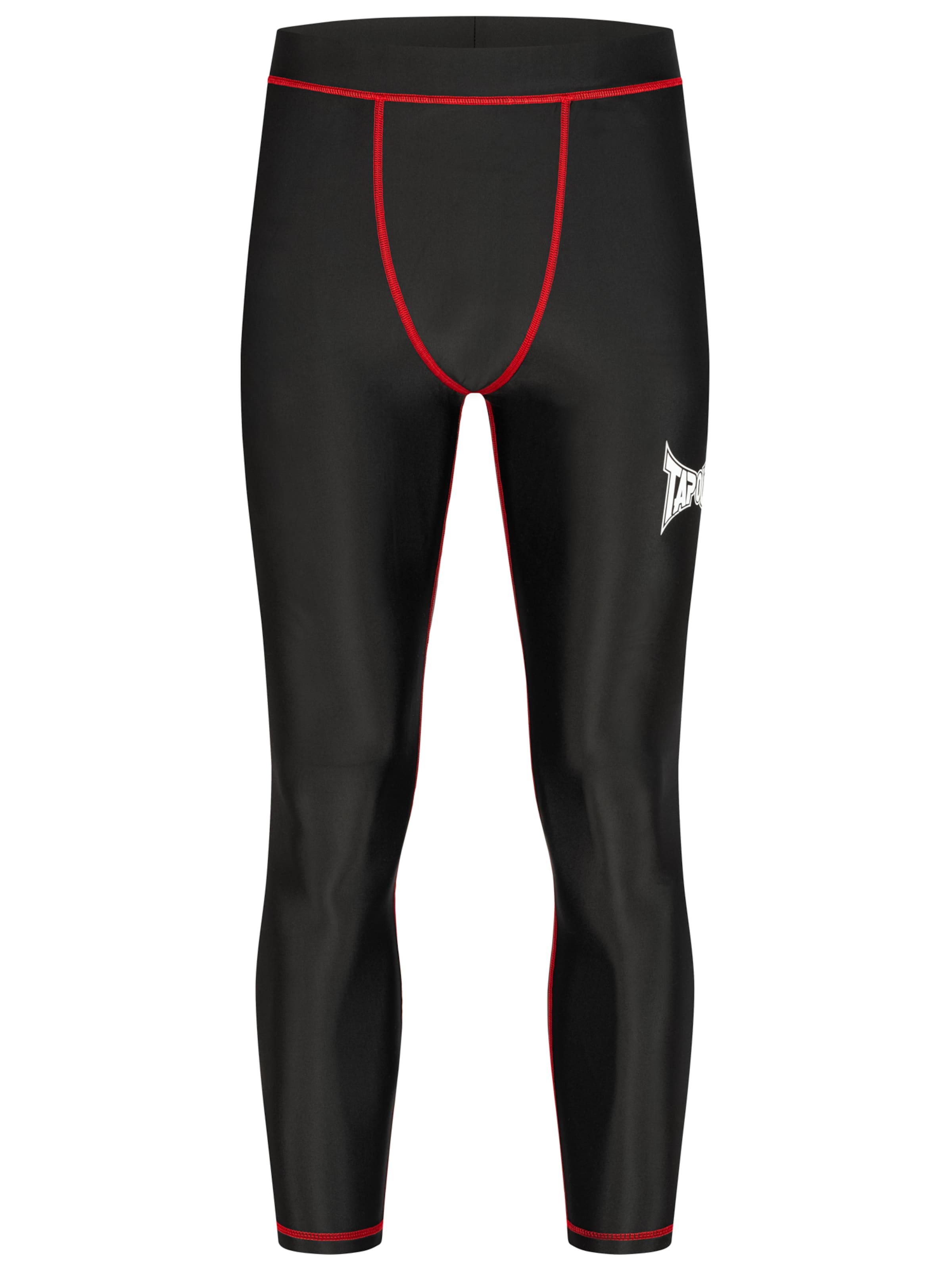 Tapout Skinny Funktionsbyxa 'Grainstone' i svart: framsida