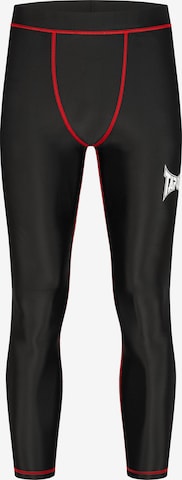 Tapout Skinny Toiminnalliset housut 'Grainstone' värissä musta: etupuoli