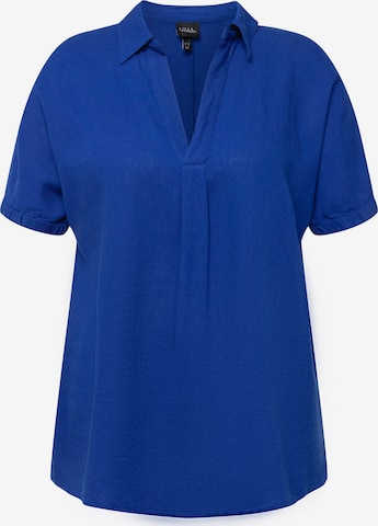 Ulla Popken Blouse in Blauw: voorkant