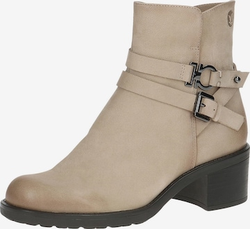 CAPRICE Ankle Boots in Beige: front