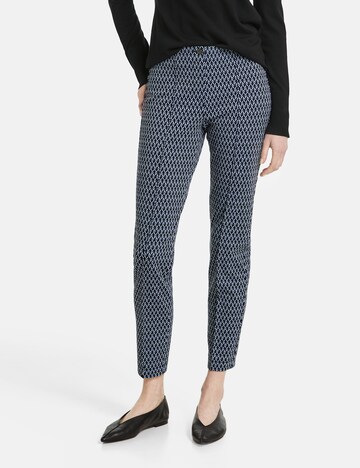 GERRY WEBER Slim fit Pants in Blue: front