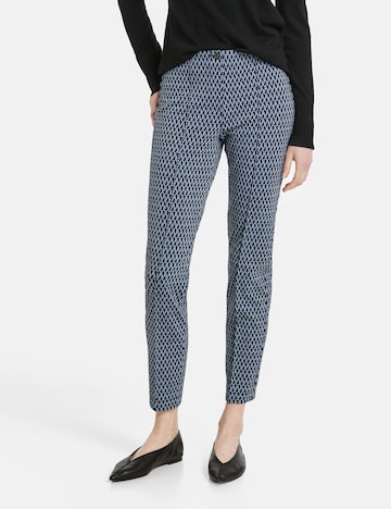 GERRY WEBER Slim fit Pants in Blue: front