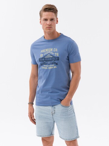Ombre Shirt 'S1732' in Blue