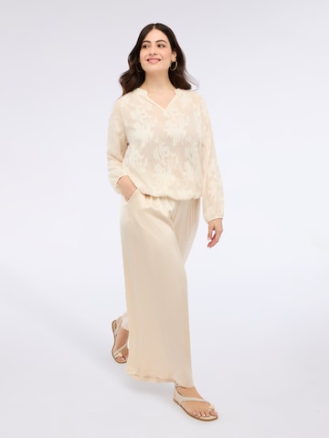 Fiorella Rubino Regular Broek in Beige