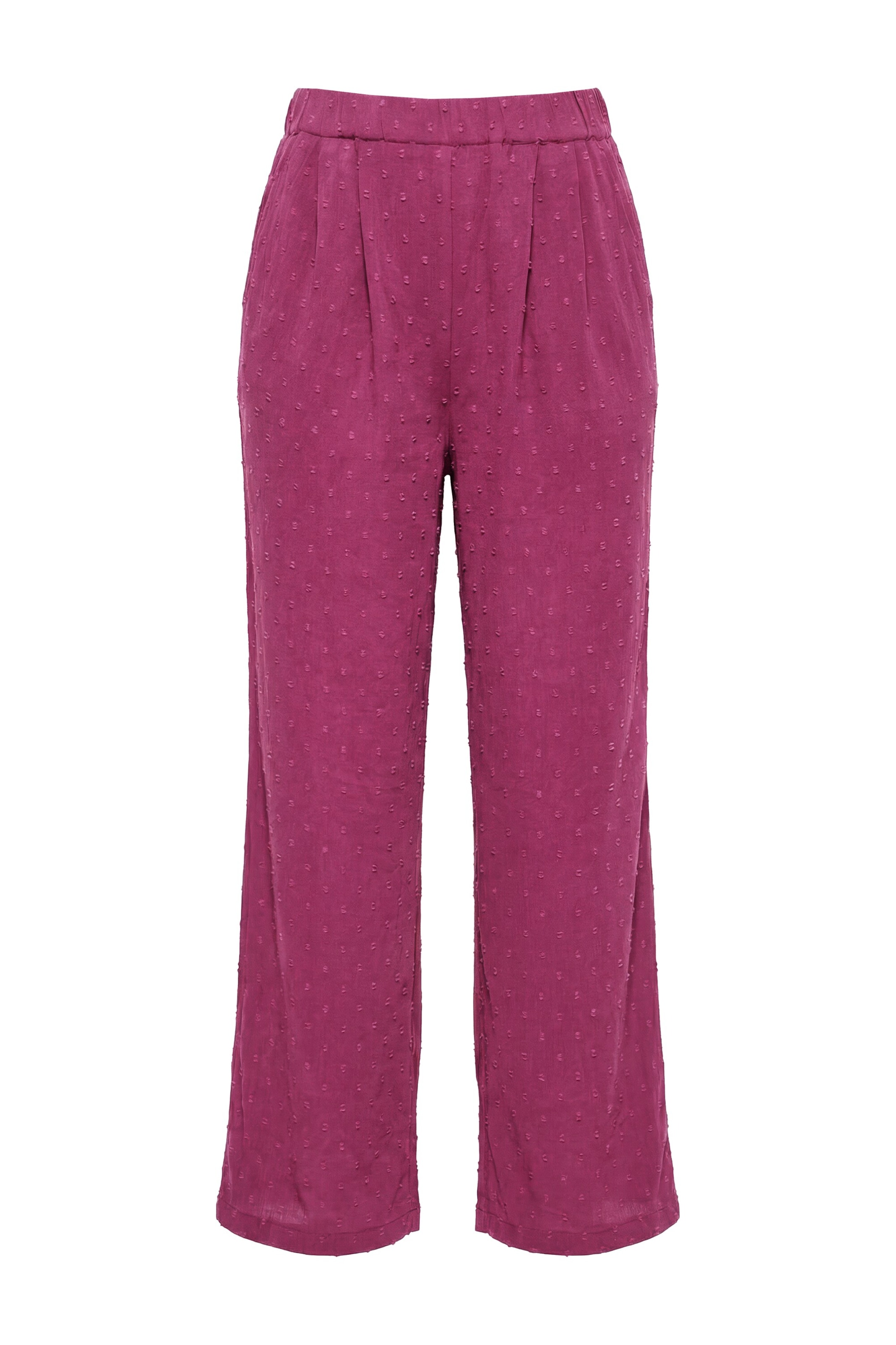 Studio Untold Wide leg Trousers in Purple: front