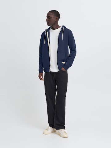 BLEND Zip-Up Hoodie in Blue: front