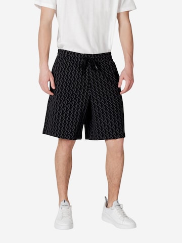 ARMANI EXCHANGE Regular Sportbroek 'XM001227 AF11847' in Zwart: voorkant