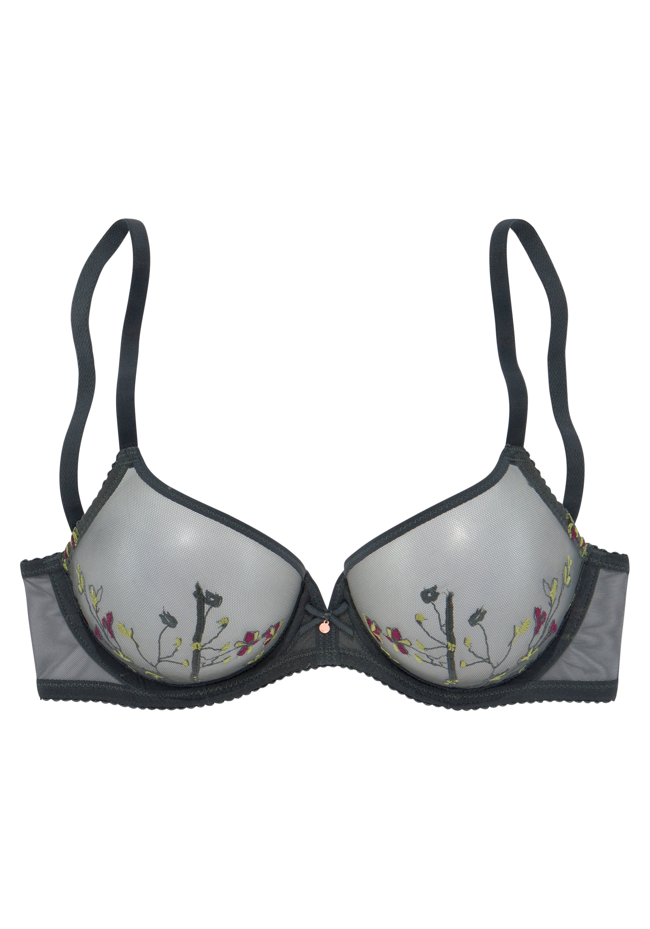 LASCANA Бюстгальтер в Серый: спереди