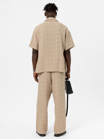 Wide leg Camicia 'Sedum' di VAMOS CLO in beige