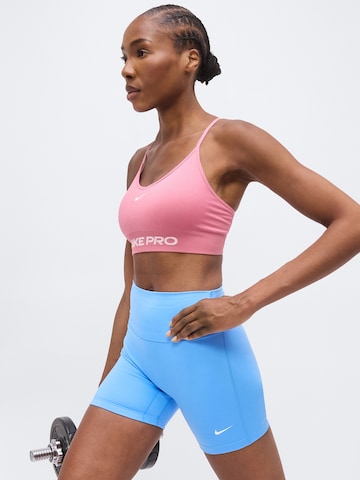 NIKE Skinny Fit Спортен панталон 'ONE' в синьо