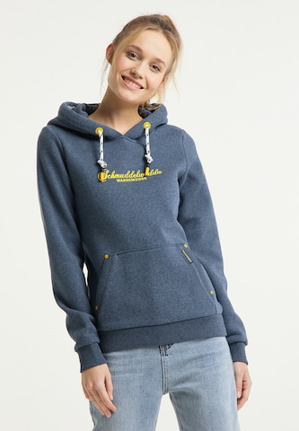 Schmuddelwedda Sweatshirt 'Warnemünde' in Blauw: voorkant