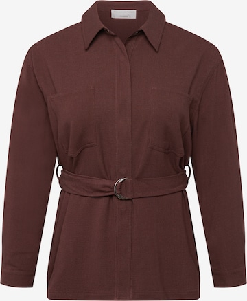 Veste mi-saison 'Arianna' Guido Maria Kretschmer Curvy en marron : devant