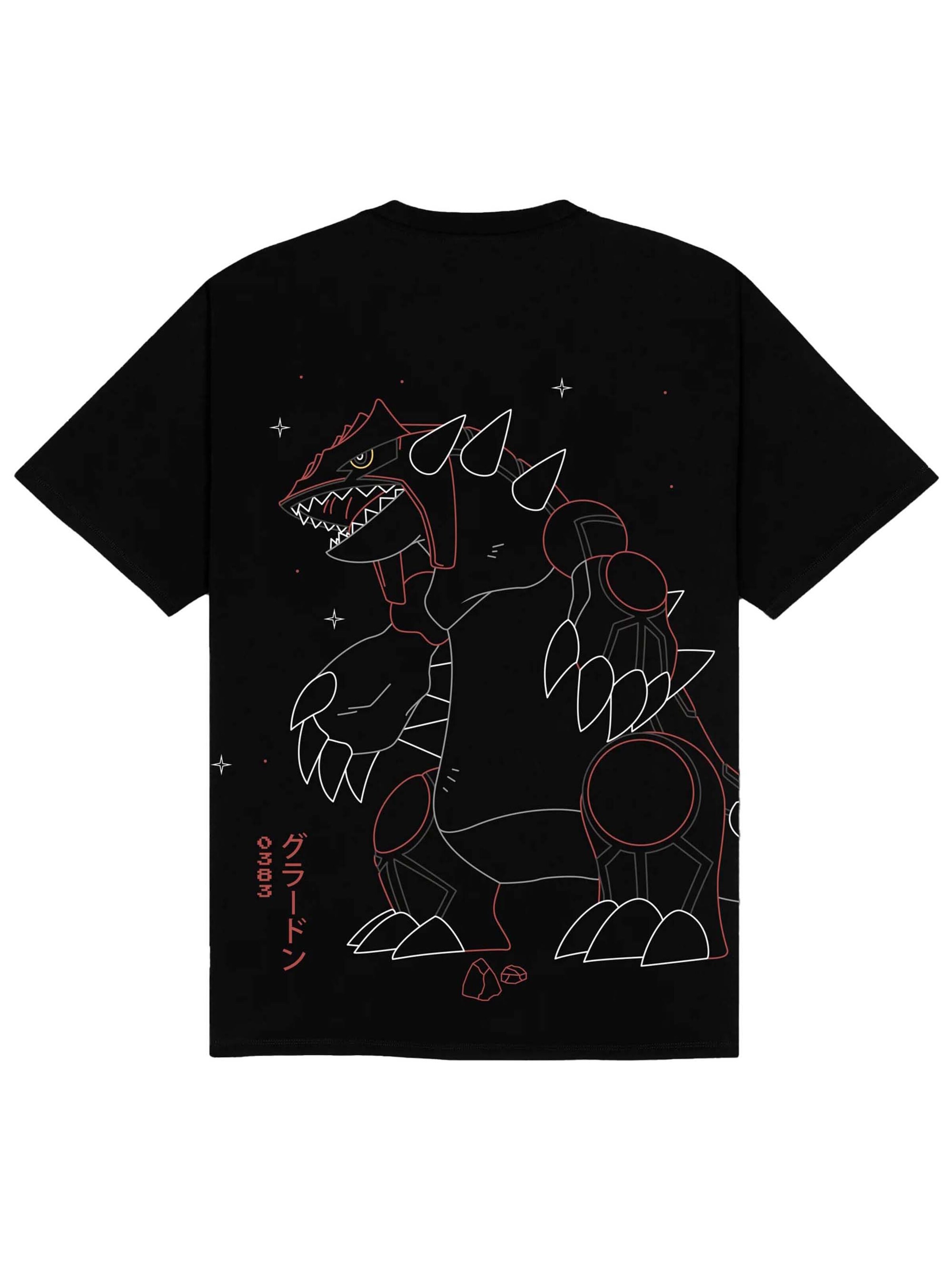 DOLLY NOIRE T-Shirt 'Groudon' in Schwarz