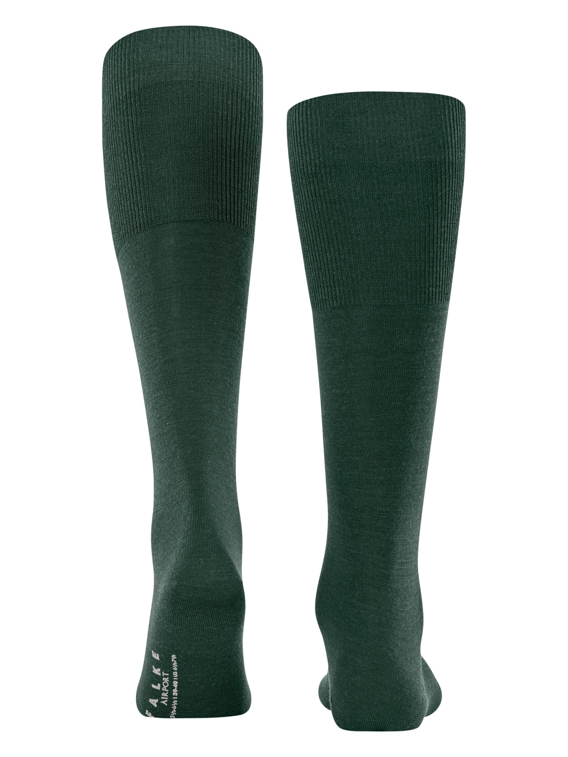 FALKE Knee High Socks 'Airport' in Green